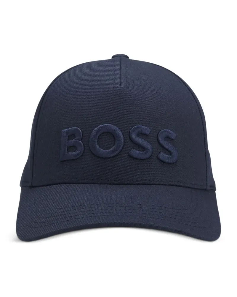 HUGO BOSS Baseballkappe aus Baumwoll-Twill mit Logo-Stickerei - Blau Blau
