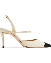 Jennifer Chamandi Vittorio Pumps in Colour-Block-Optik 85mm Nude