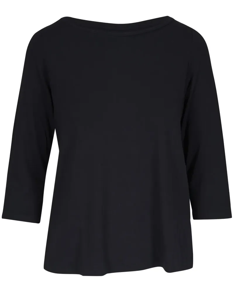 Majestic T-Shirt mit Stretchanteil - Schwarz Schwarz
