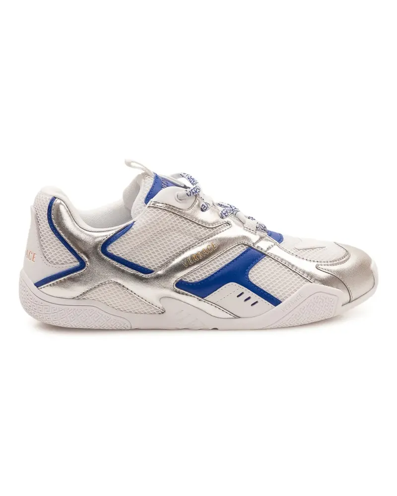 Versace Sneakers aus laminiertem Leder - Weiß Weiß