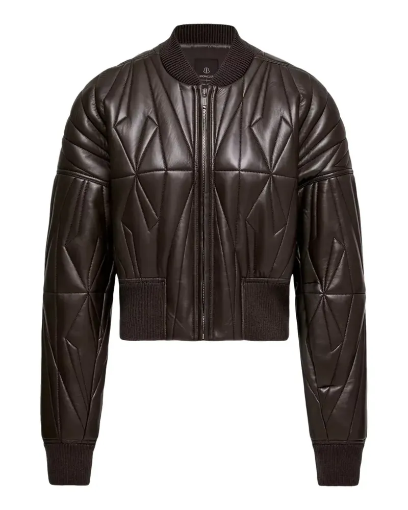 Moncler Geocamo quilted jacket - Braun Braun