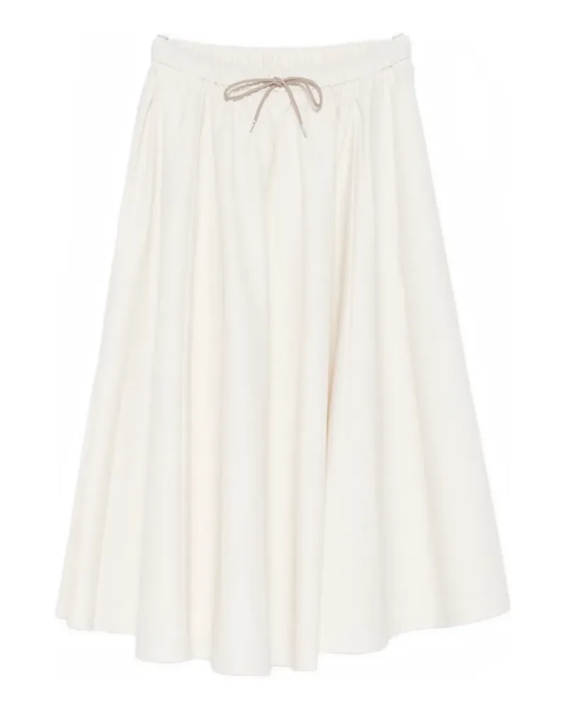 CORDERA drawstring skirt - Weiß Weiß
