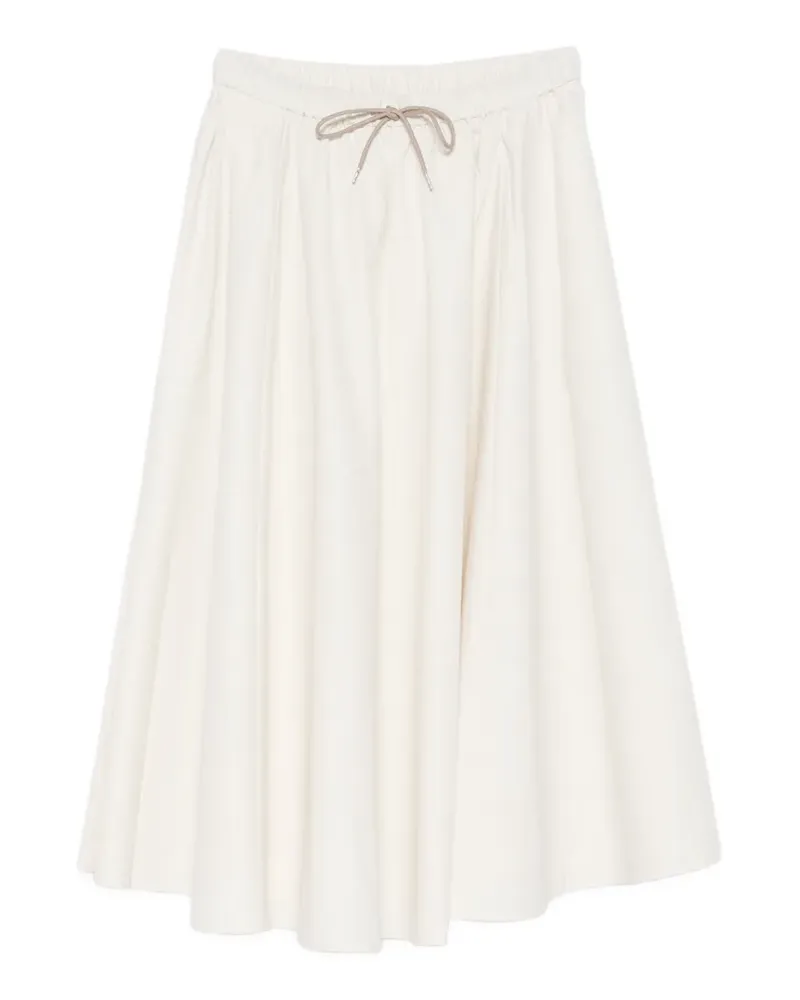 CORDERA drawstring skirt - Weiß Weiß