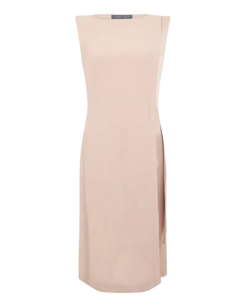 Alberta Ferretti sleeveless side-detail midi dress - Rosa Rosa
