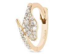 Snake Creole mit Diamanten - Gold