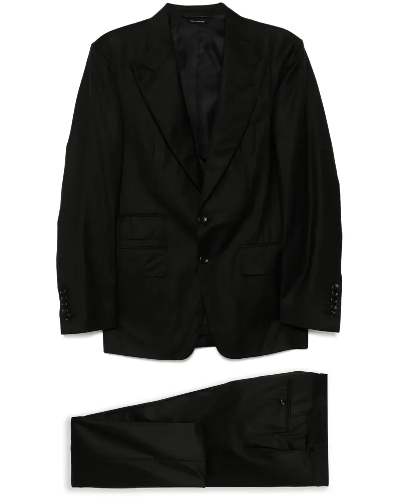 Tom Ford Shelton Anzug - Schwarz Schwarz