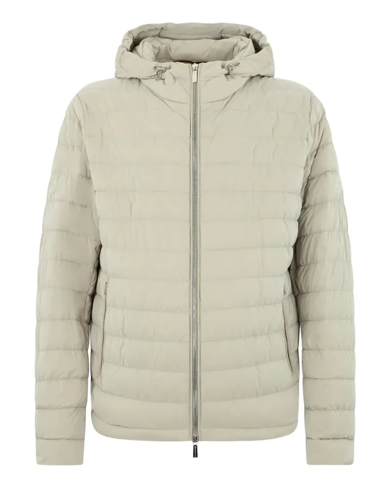 MOORER hooded quilted jacket - Nude Nude