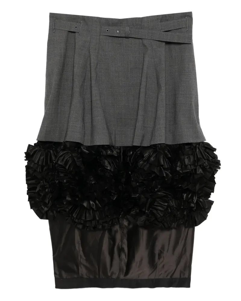 Toga Klassischer Minirock - Grau Grau