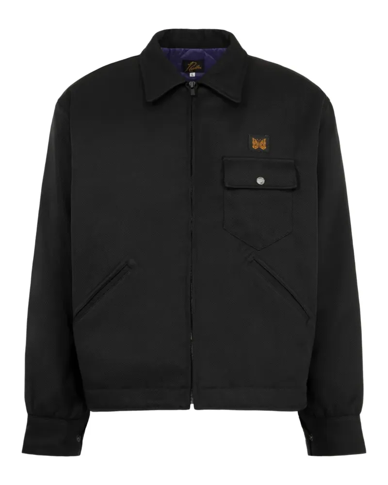 NEEDLES Railroad zip-up jacket - Schwarz Schwarz
