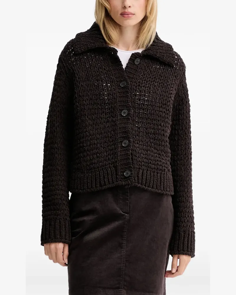 Marc O'Polo button collared cardigan - Braun Braun