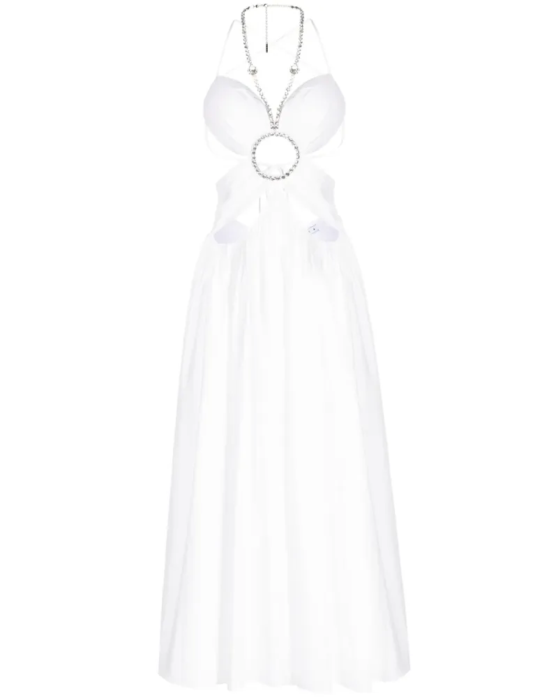 Area Kleid mit Kristallen - Weiß Weiß