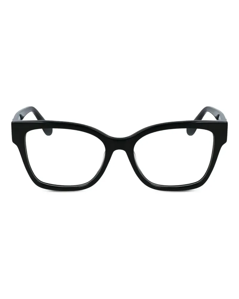 Karl Lagerfeld Brille mit eckigem Gestell - Schwarz Schwarz