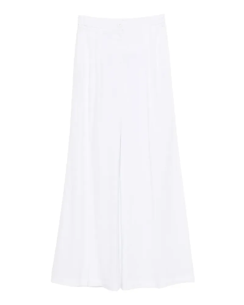 VIA MASINI 80 wide-leg trousers - Weiß Weiß