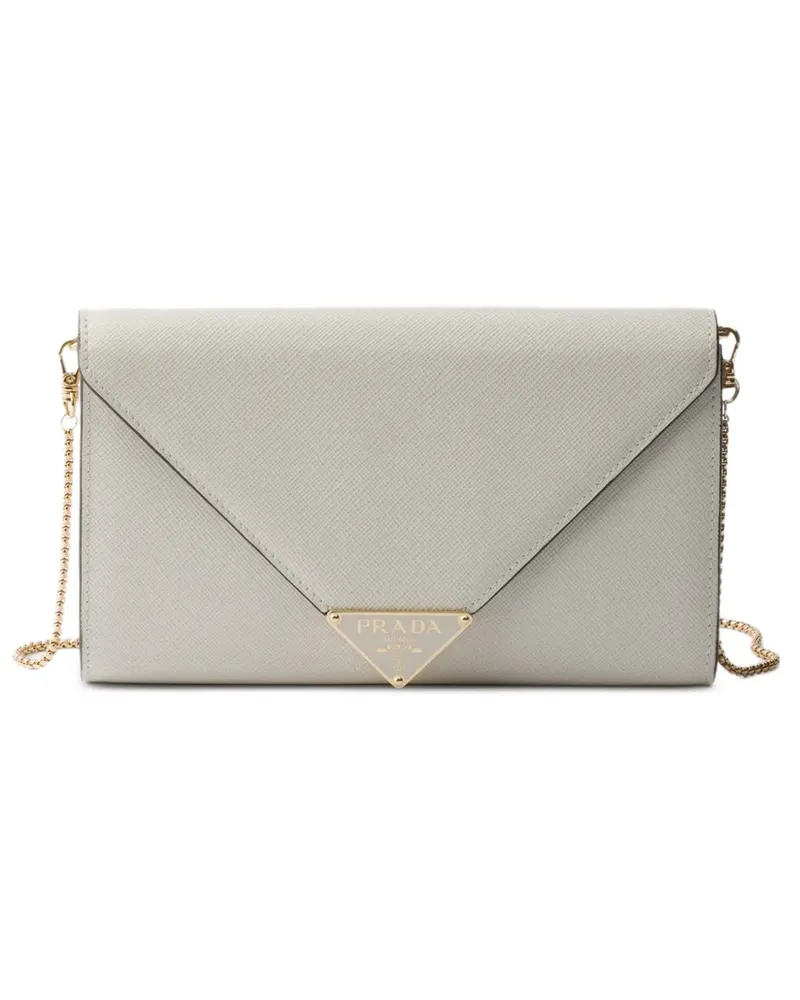 Prada Mini-Tasche aus Saffiano-Leder - Grau Grau
