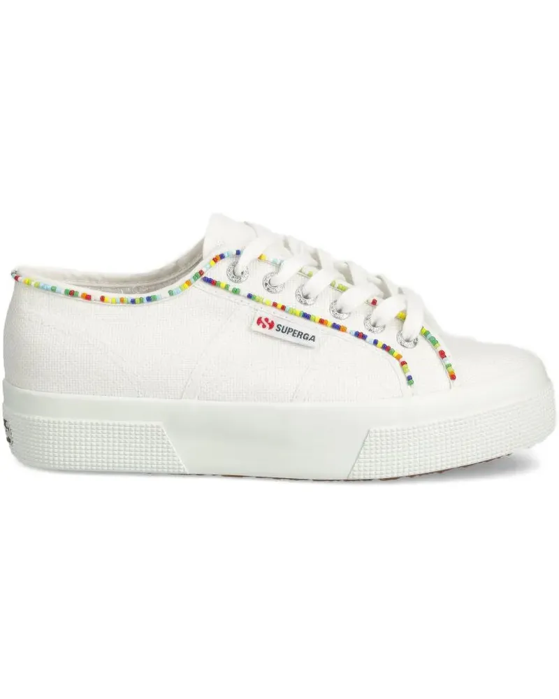 Superga 2740 Multicolour Beads Sneakers - Weiß Weiß