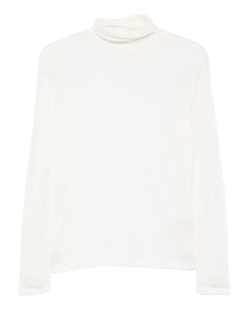 Majestic Langarmshirt mit Rollkragen - Nude Nude