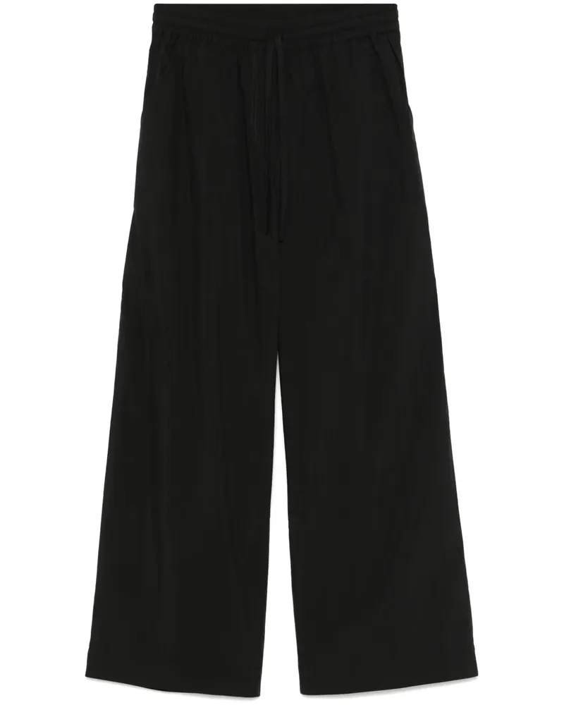 P.A.R.O.S.H. P.A.R.O H. Popeline-Hose - Schwarz Schwarz