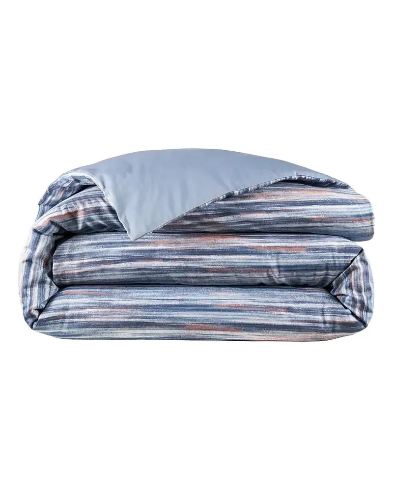 Lacoste Gestreiftes Bettwäsche-Set - Blau Blau