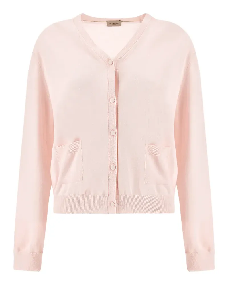 Paul & Shark V-neck patch-pocket cardigan - Rosa Rosa