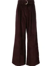 Ulla Johnson Hose mit weitem Bein Braun