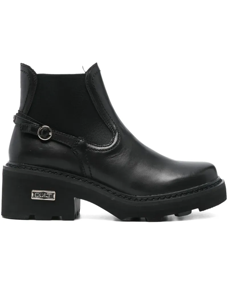 Cult Chelsea-Boots mit elastischen Einsätzen - Schwarz Schwarz