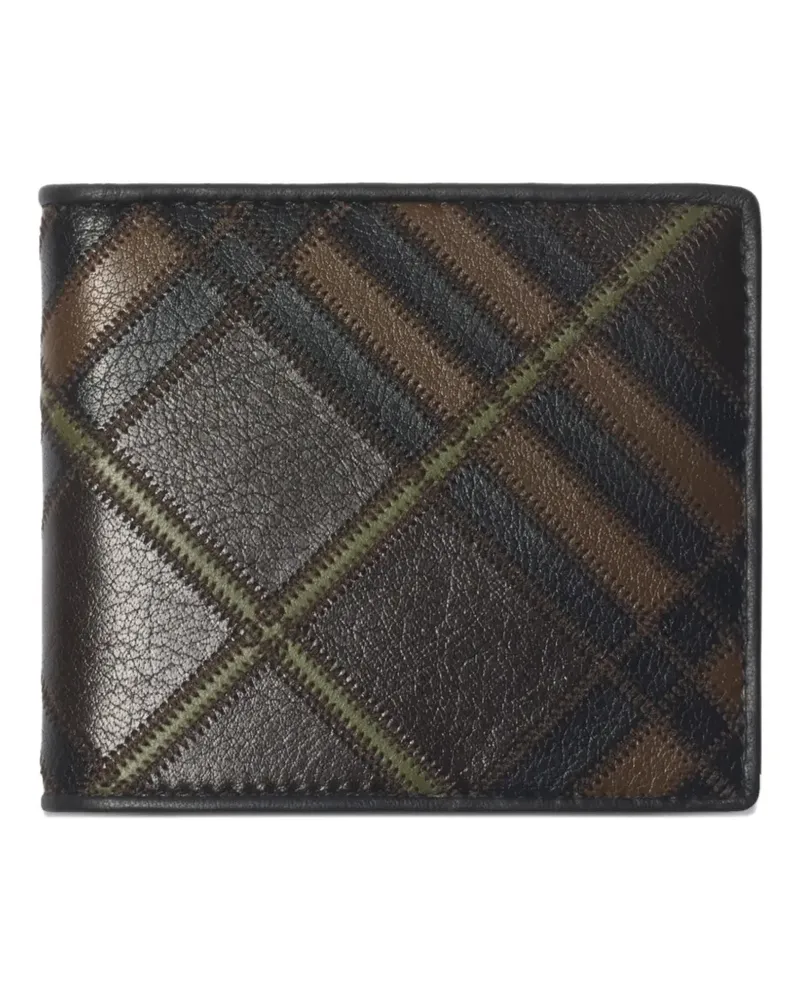 Burberry Kariertes Kartenetui - Schwarz Schwarz