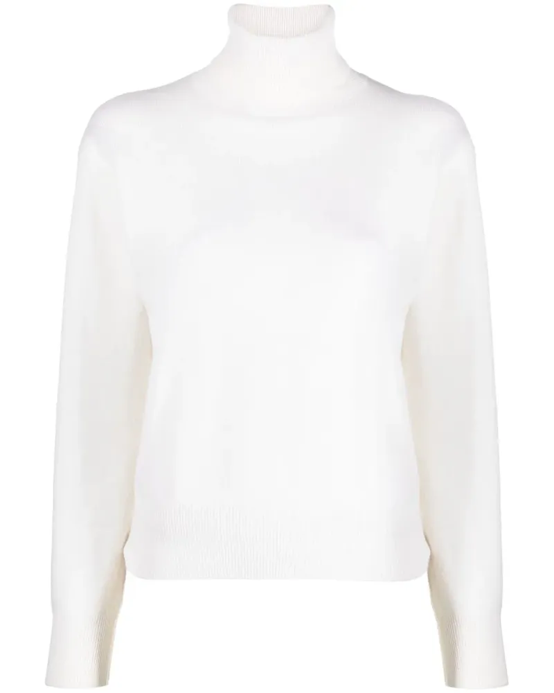 ALLUDE Kaschmirpullover mit Rollkragen - Weiß Weiß