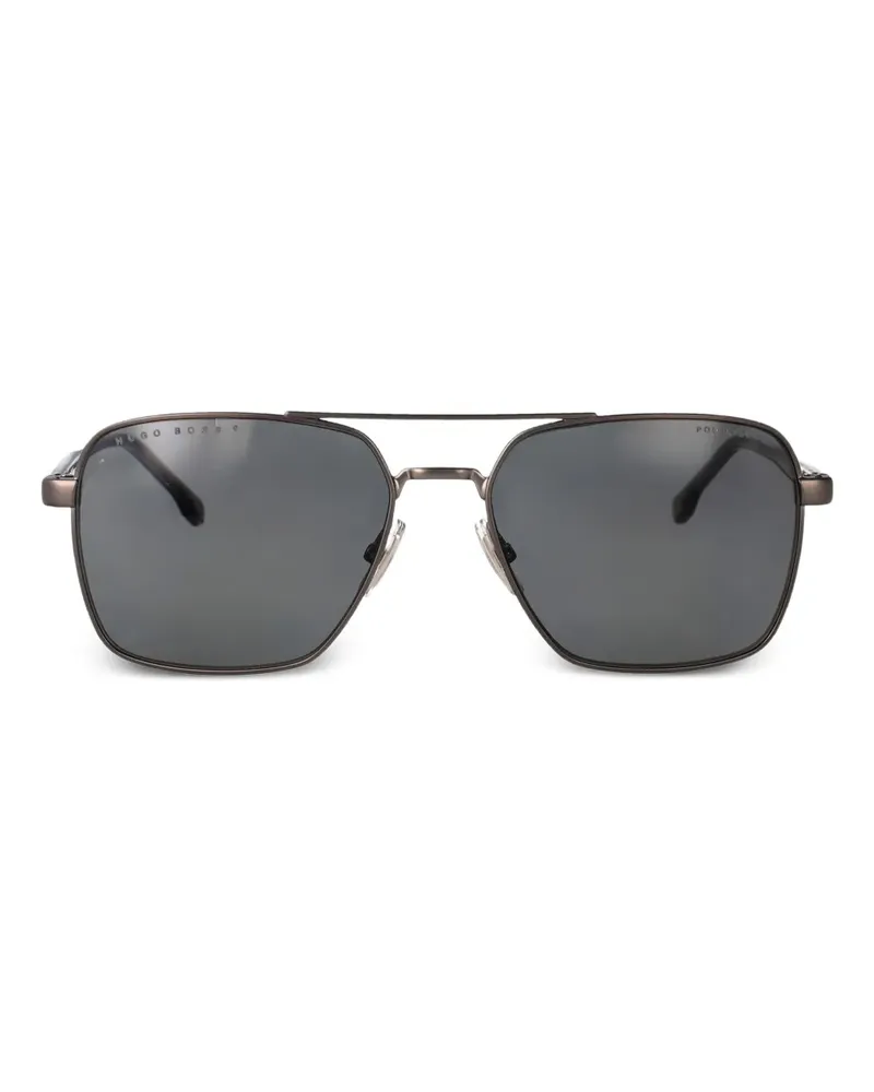 HUGO BOSS Getönte Pilotenbrille - Schwarz Schwarz