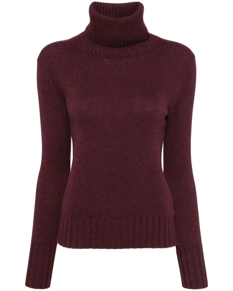 N.Peal Pullover mit Rollkragen - Rot Rot