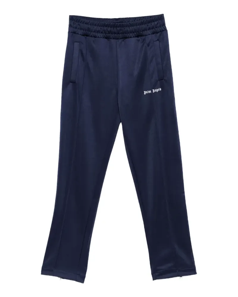Palm Angels logo-print side-stripe track pants - Blau Blau