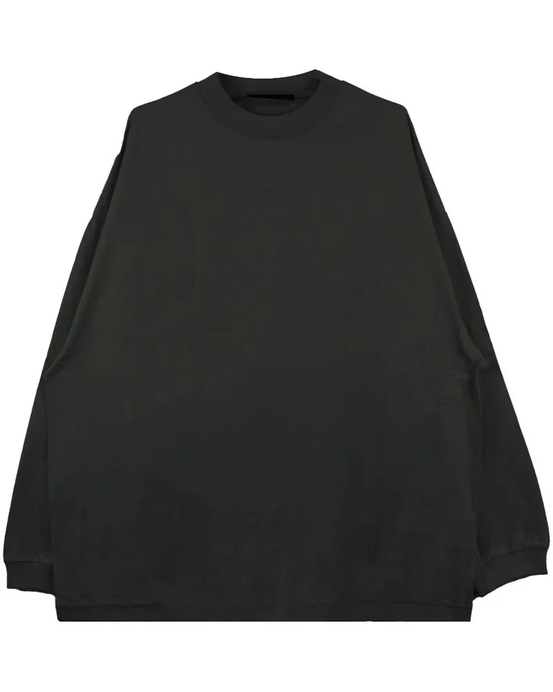 Fear of God Langarmshirt mit Logo-Stickerei - Schwarz Schwarz