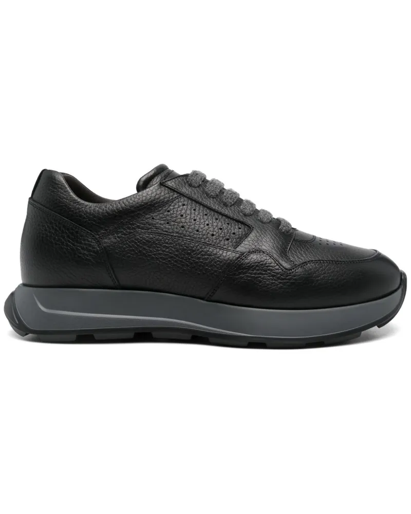 Barrett Sneakers aus Leder - Schwarz Schwarz