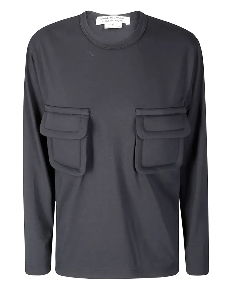 Comme des Garçons flap-pocket T-shirt - Grau Grau