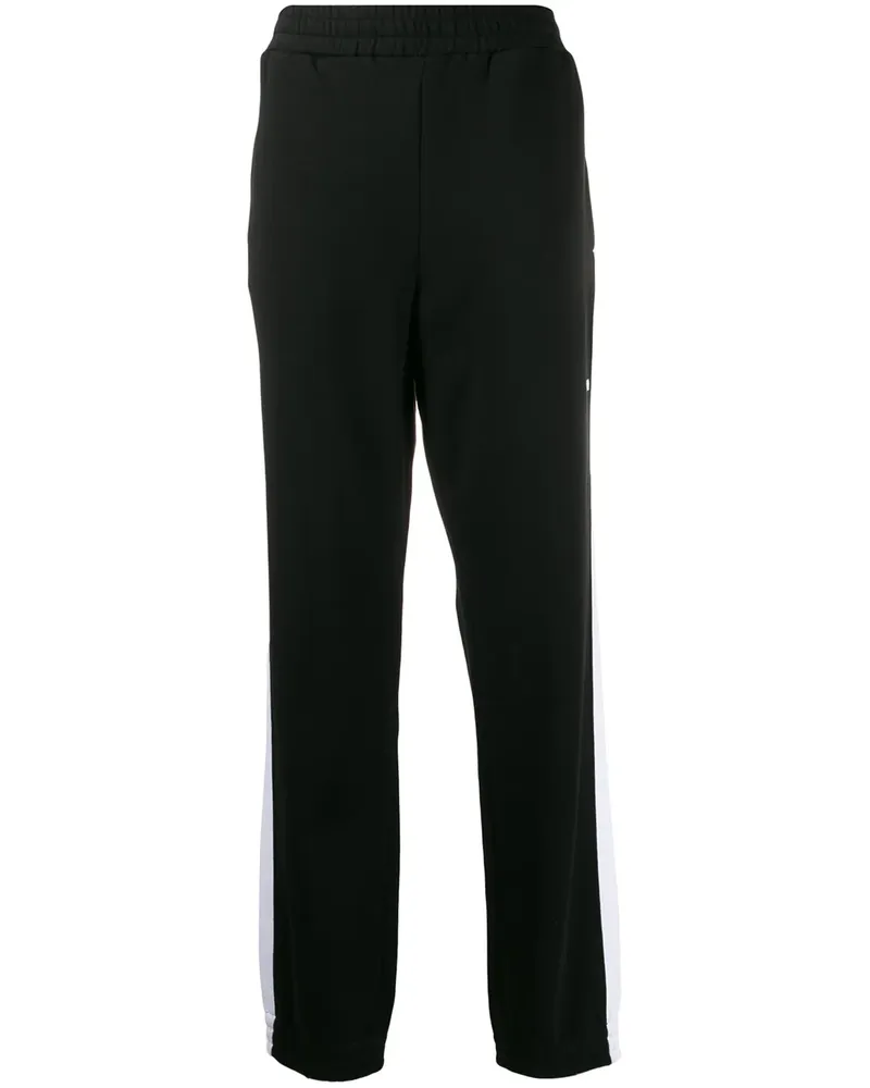 MSGM Jogginghose mit Streifen - Schwarz Schwarz