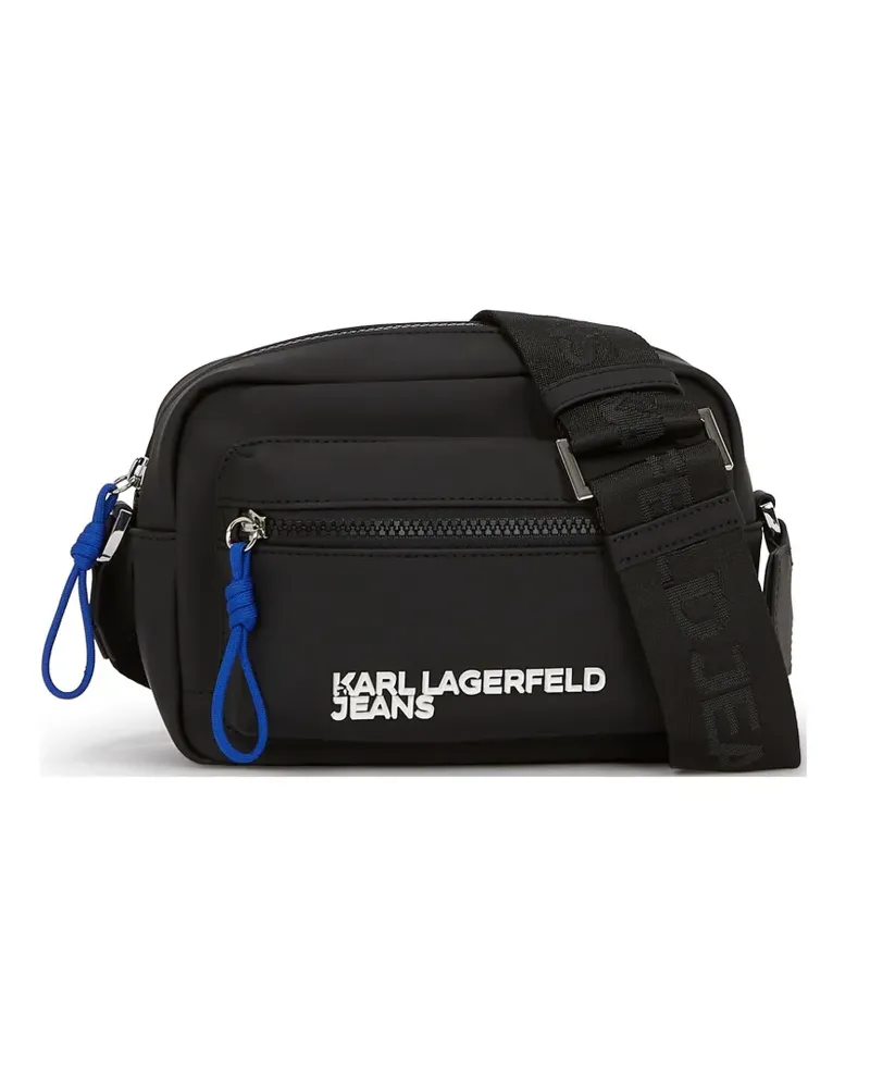Karl Lagerfeld Umhängetasche mit Logo - Schwarz Schwarz