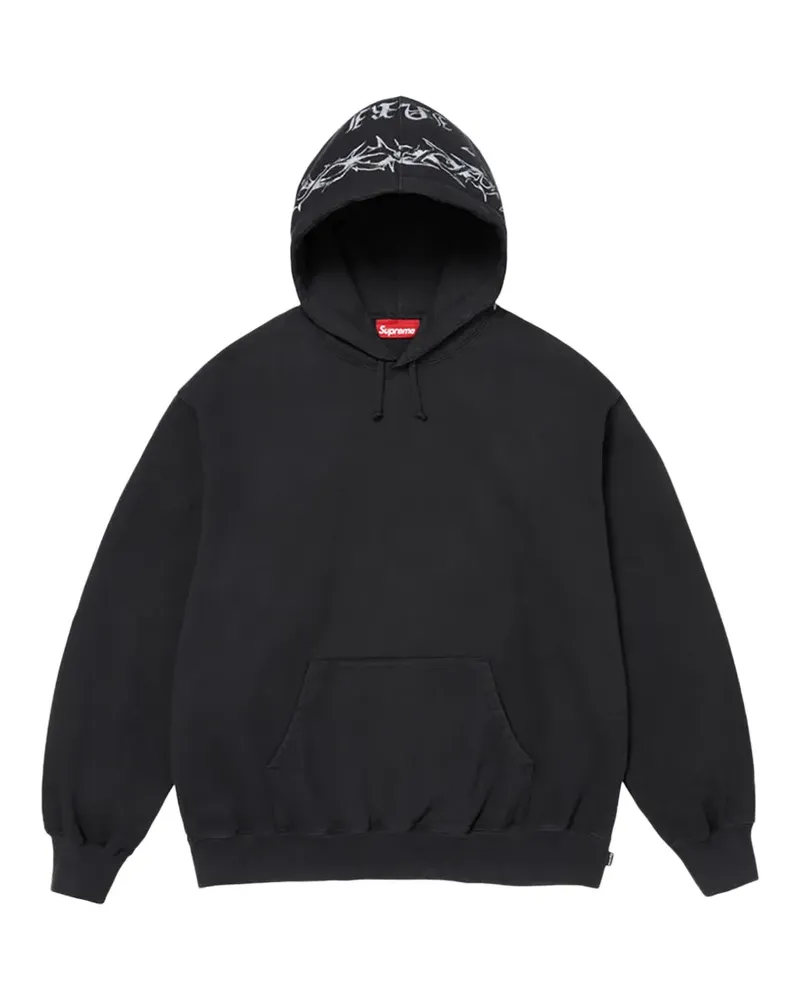 Supreme Being Hoodie mit Forever-Print - Schwarz Schwarz
