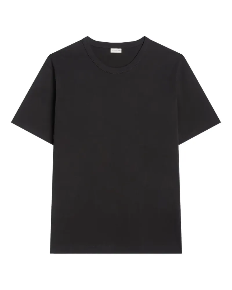 Dries van Noten T-Shirt mit klassischem Schnitt - Schwarz Schwarz