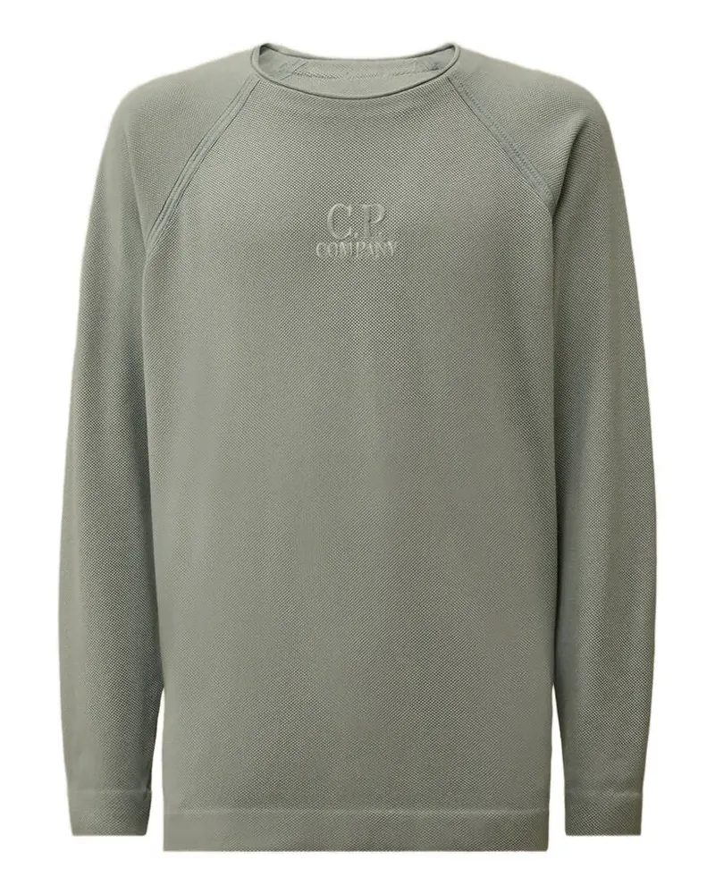 C.P. Company Stehkragen-Sweatshirt mit Pigmentfärbung - Grün Grün