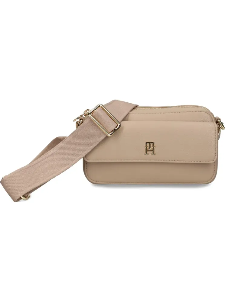 Tommy Hilfiger Umhängetasche mit Klappentasche - Nude Nude