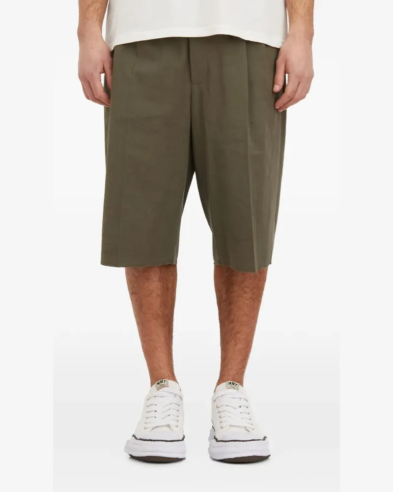 Magliano signature pleated trousers - Braun Braun