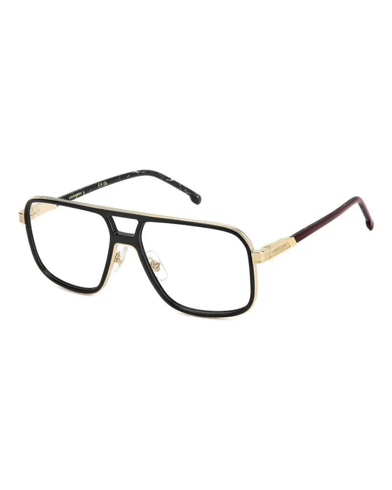 Carrera 1143 double-bridge pilot-frame glasses - Gold Gold