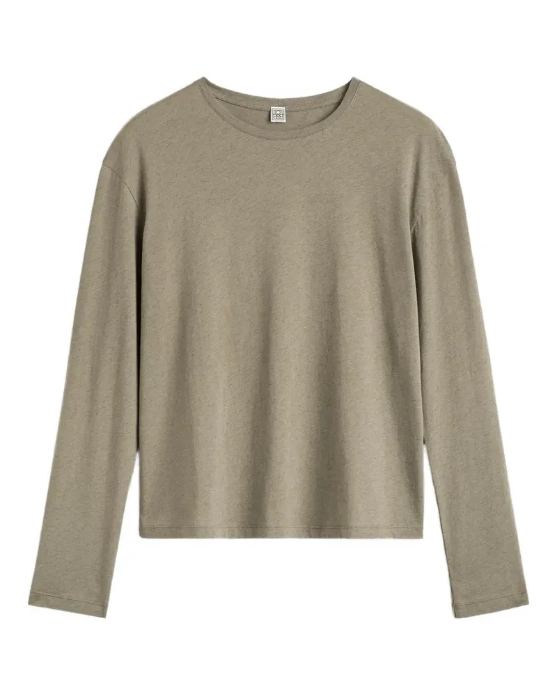 Totême Klassisches Langarmshirt - Nude Nude