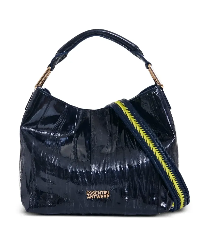 Essentiel Shopper mit Logo-Schild - Schwarz Schwarz