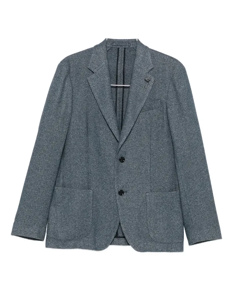 LARDINI single-breasted blazer - Blau Blau