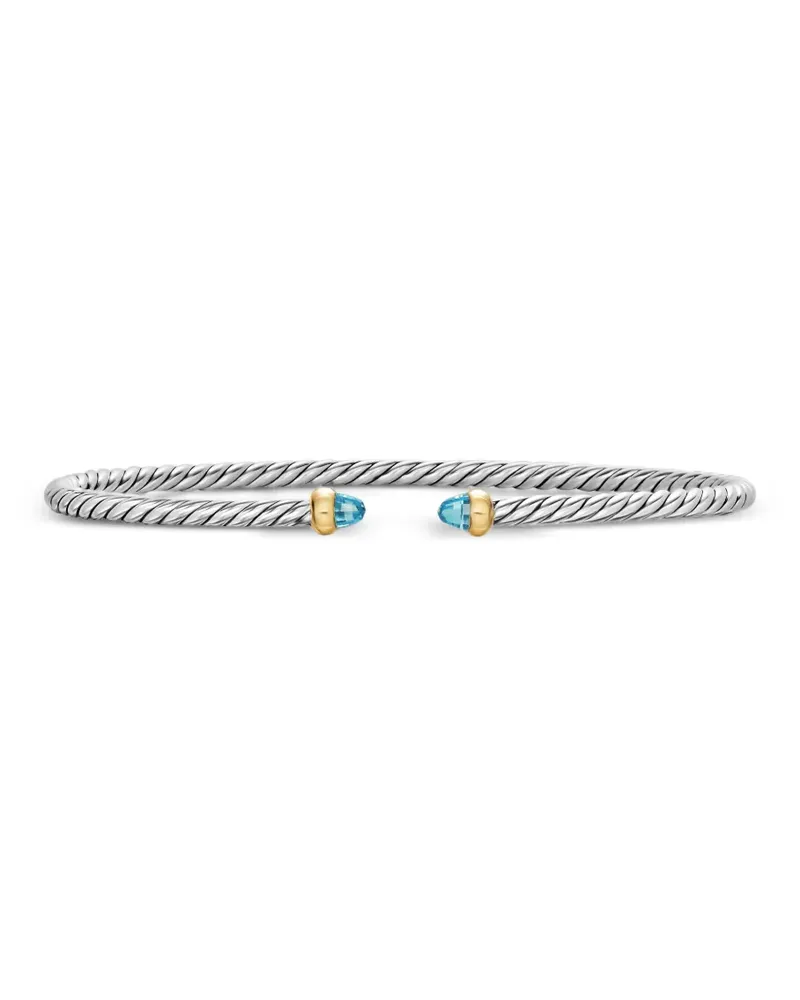 David Yurman micro Cable Flex® bracelet - Silber Silber