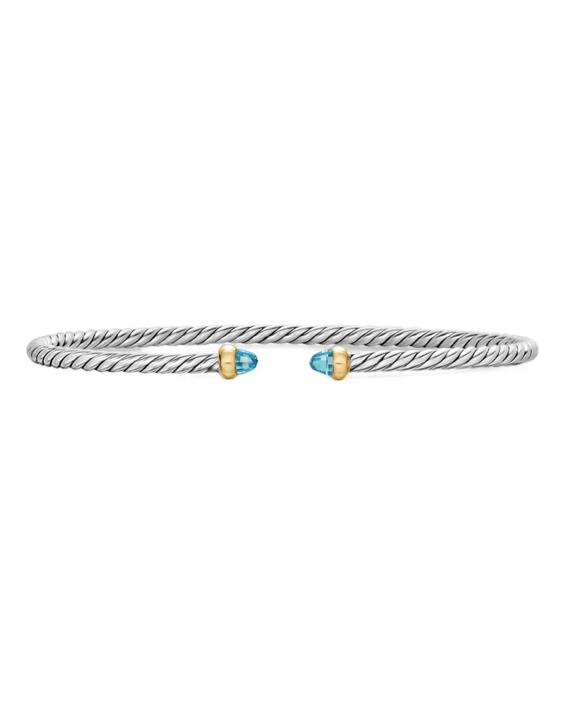 David Yurman micro Cable Flex® bracelet - Silber Silber