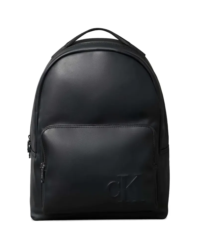 Calvin Klein logo-embossed backpack - Schwarz Schwarz