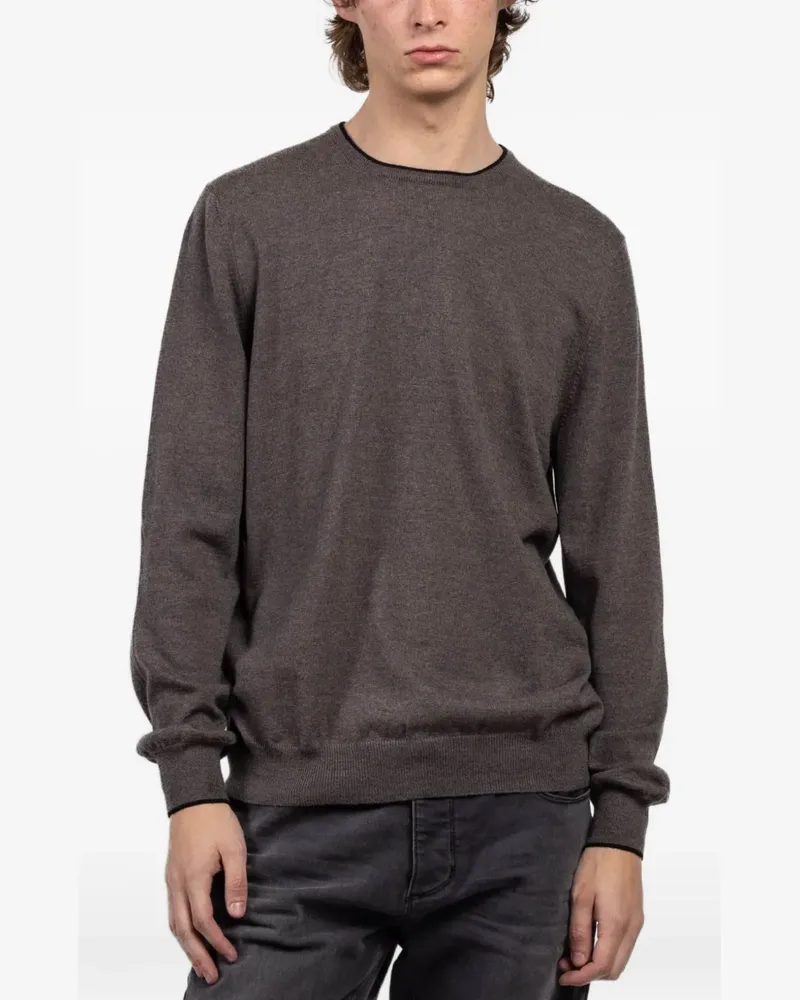 Gran Sasso crew-neck sweater - Braun Braun