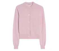 Cardigan mit rundem Ausschnitt - Rosa