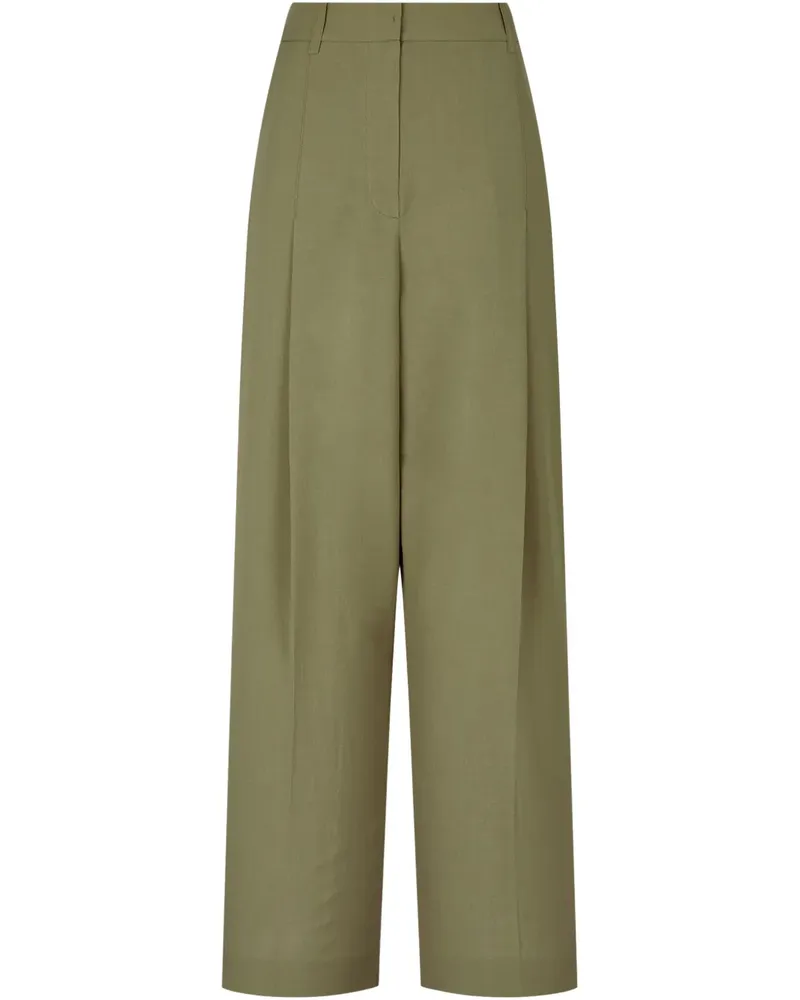 STUDIO TOMBOY Hose mit Bundfalten - Grün Grün